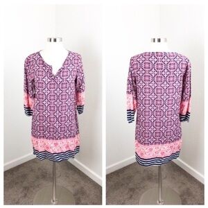 Iris mosaic dress